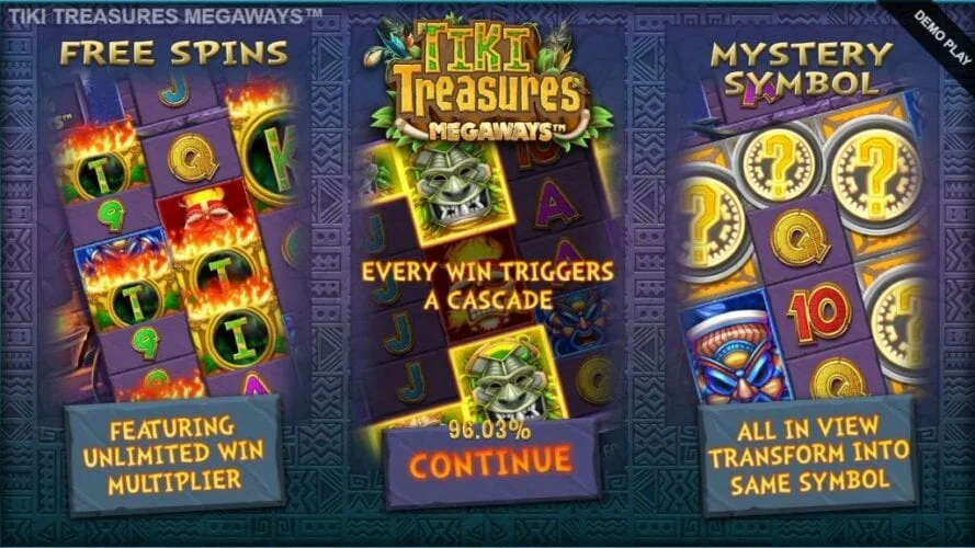 Tiki Treasures Megaways Free Spins