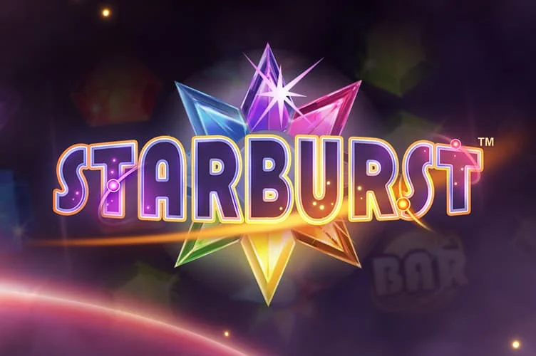 Starburst-logo med fargerike edelstener