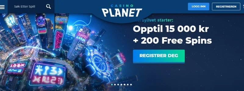 Casino Planet velkomstbonus