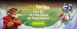 Casilando gratis freespins uten innskudd