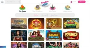 Casino Joy spill utvalg