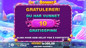 Pragmatic Play gratisspinn Sweet Bonanza