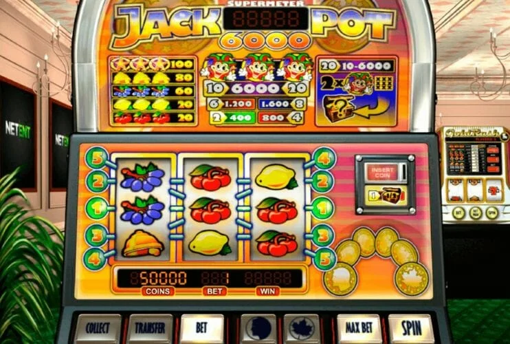 Spillebrettet i Jackpot 6000