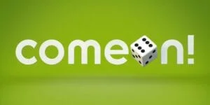 ComeOn-logo på grønn bakgrunn