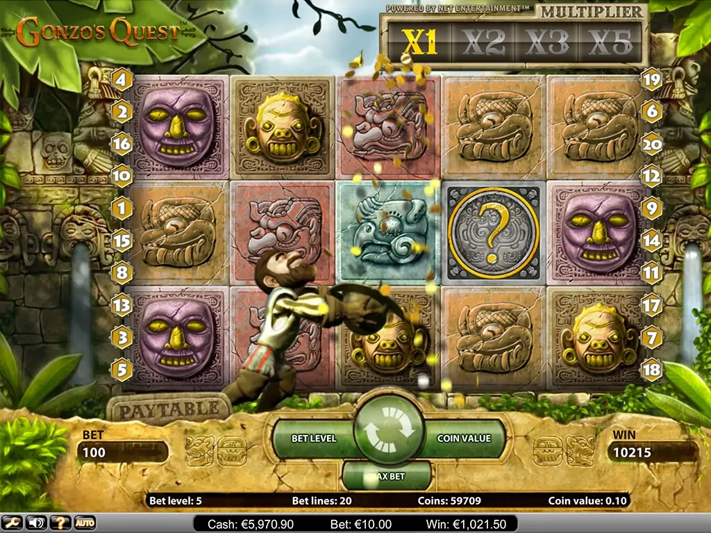 Gonzo’s Quest casino uten innskudd