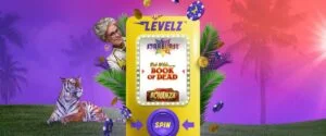 Wildz Levelz med bonusnivåer, spill og en tigermaskot