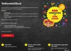 Mobilautomaten velkomstbonus Norge