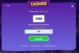 Visa innskudd Casino