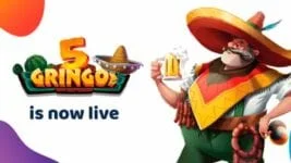 Lanseringsbanner for 5 Gringos