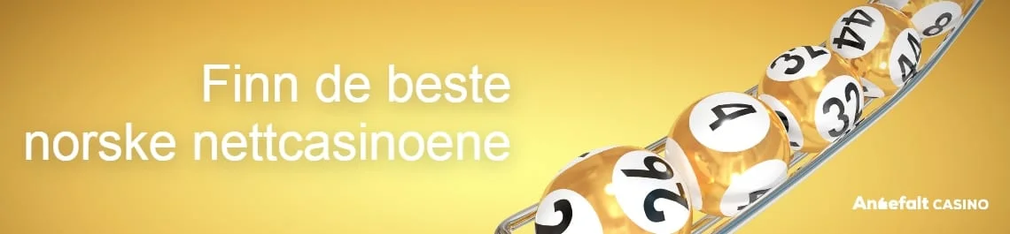 Finn beste norske nettcasinoer