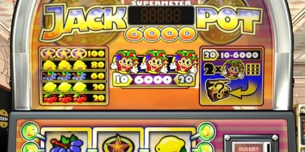 Spillebrettet i Jackpot 6000