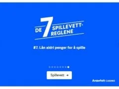 KongKasino Norsk tipping spillevettregel 7 Lån aldri penger for å spille