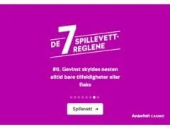 KongKasino Spillevettregel 6 Gevinst skyldes nesten alltid bare tilfeldigheter eller flaks