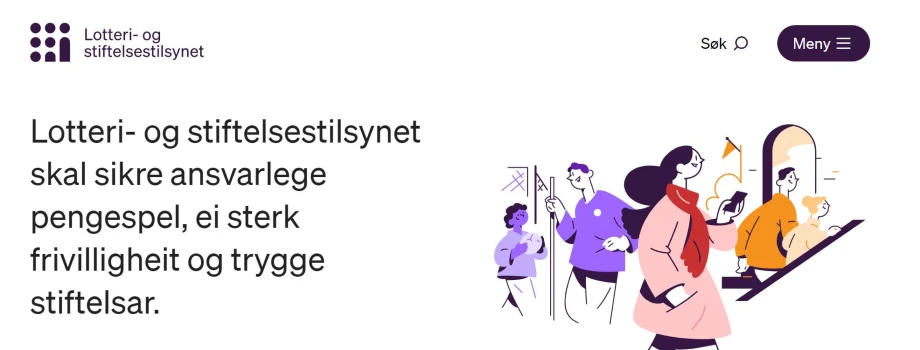 Lotteritilsynet hjemmeside 2022