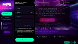 Buumi registrering på 1 minutt