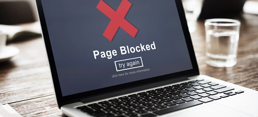 Eksempel på DNS blokkering av utenlandske pengespill