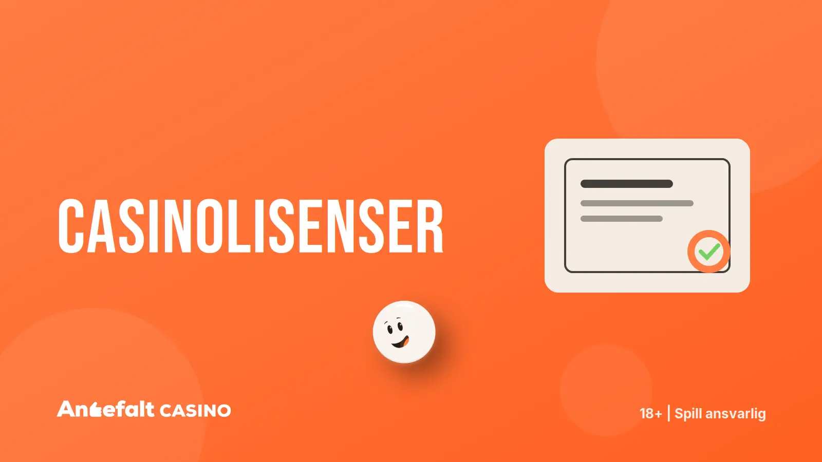 Casinolisenser – illustrasjon fra AnbefaltCasino