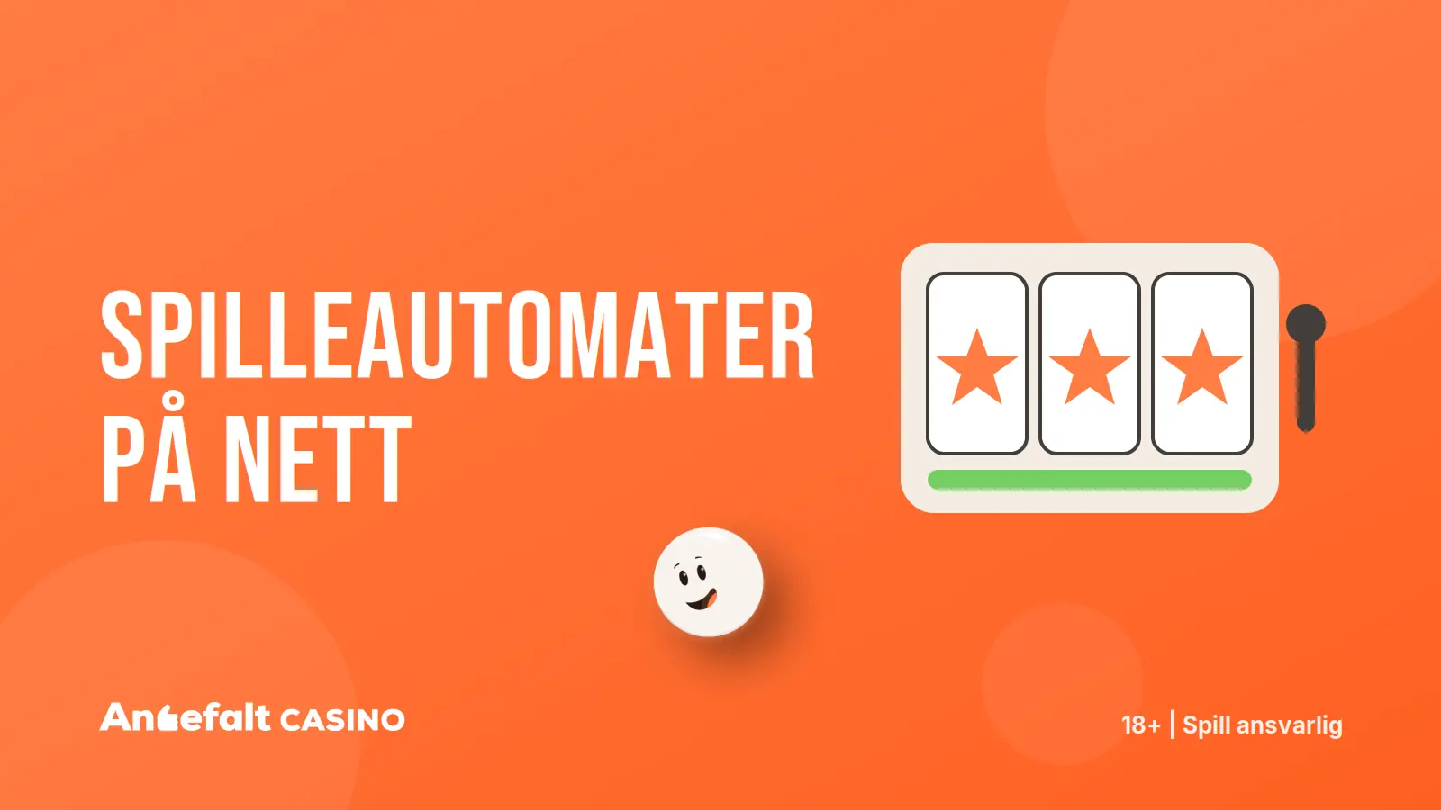 Spilleautomater på nett – illustrasjon fra AnbefaltCasino
